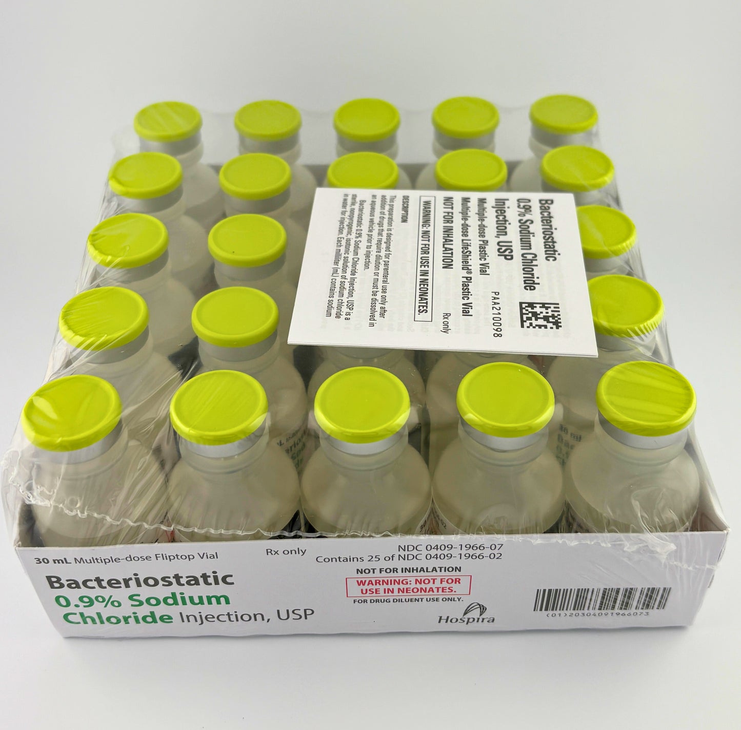 Pfizer Hospira Bacteriostatic Sodium Chloride for Injection – 30 mL