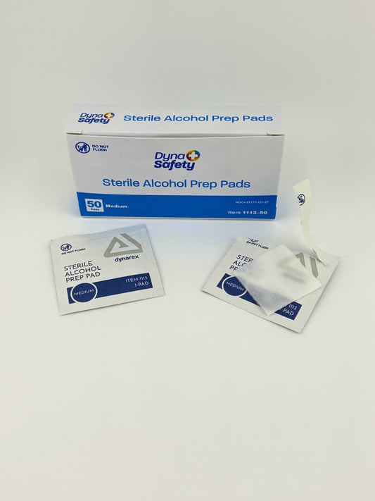 Dynarex Alcohol Prep Pads (50) Pack