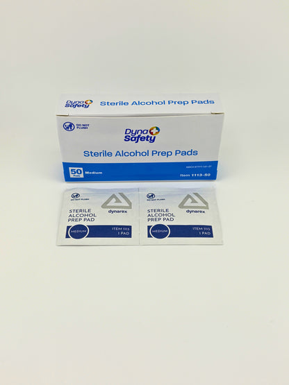 Dynarex Alcohol Prep Pads (50) Pack