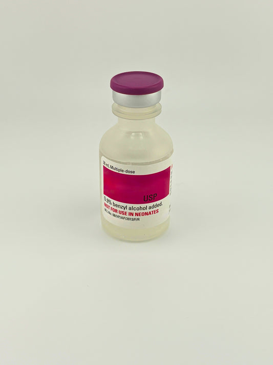 Reconstitution Solution – 30mL Sterile, Preserved Laboratory-Grade Water Exp. 10-31-26